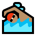 🏊🏽‍♂️ man swimming: medium skin tone display on Windows